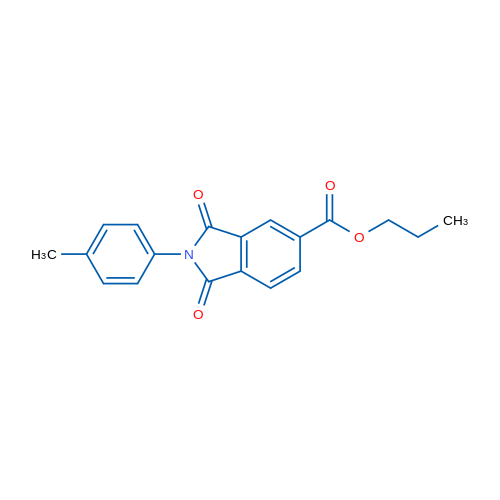 Propyl 1,3-dioxo-2-(p-tolyl)isoindoline-5-carboxylate 1g