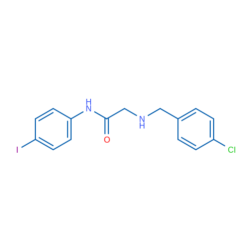 2-{[(4-chlorophenyl)methyl]amino}-N-(4-iodophenyl)acetamide 1g
