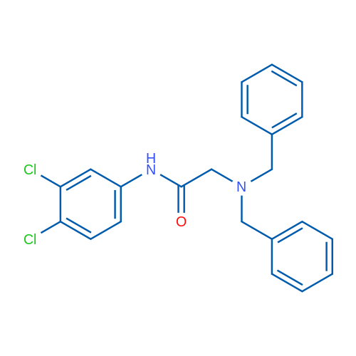 2-(Dibenzylamino)-N-(3,4-dichlorophenyl)acetamide 1g