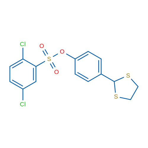 4-(1,3-Dithiolan-2-yl)phenyl 2,5-dichlorobenzene-1-sulfonate 1g