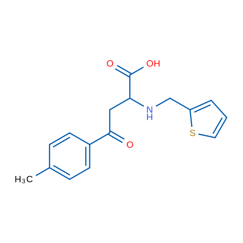 4-(4-Methylphenyl)-4-oxo-2-{[(thiophen-2-yl)methyl]amino}butanoic acid 1g