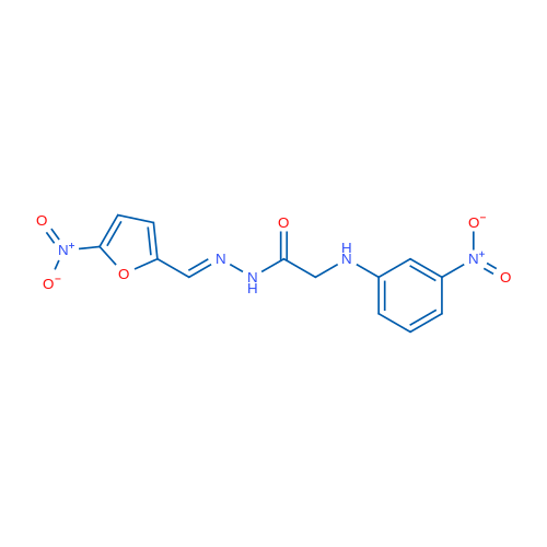 N'-[(1E)-(5-Nitrofuran-2-yl)methylidene]-2-[(3-nitrophenyl)amino]acetohydrazide 2mg