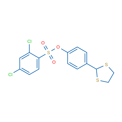 4-(1,3-Dithiolan-2-yl)phenyl 2,4-dichlorobenzene-1-sulfonate 1g