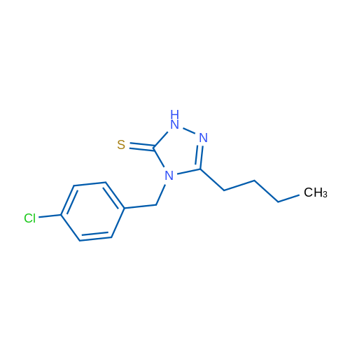 3-Butyl-4-[(4-chlorophenyl)methyl]-4,5-dihydro-1H-1,2,4-triazole-5-thione 1g