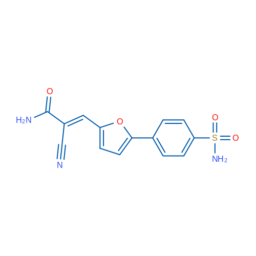 2-Cyano-3-(5-(4-sulfamoylphenyl)furan-2-yl)acrylamide 1g
