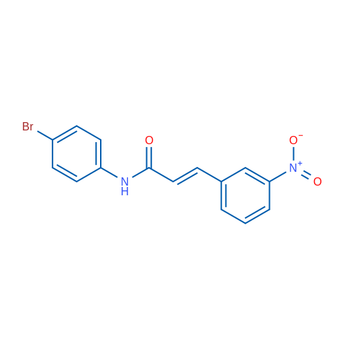(2E)-N-(4-Bromophenyl)-3-(3-nitrophenyl)prop-2-enamide 1g
