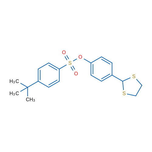 4-(1,3-Dithiolan-2-yl)phenyl 4-tert-butylbenzene-1-sulfonate 1g