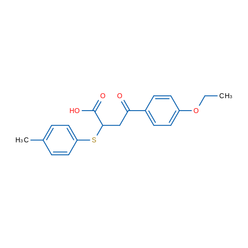 4-(4-Ethoxyphenyl)-2-[(4-methylphenyl)sulfanyl]-4-oxobutanoic acid 1g