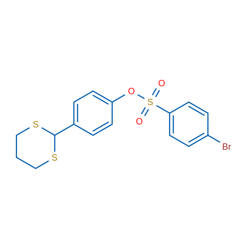 4-(1,3-Dithian-2-yl)phenyl 4-bromobenzene-1-sulfonate 1g