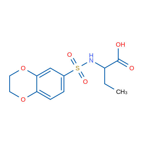2-(2,3-Dihydrobenzo[b][1,4]dioxine-6-sulfonamido)butanoic acid 1g