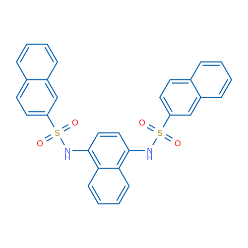 N-[4-(Naphthalene-2-sulfonamido)naphthalen-1-yl]naphthalene-2-sulfonamide 1g
