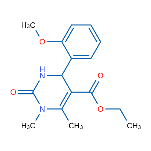 Ethyl 4-(2-methoxyphenyl)-1,6-dimethyl-2-oxo-1,2,3,4-tetrahydropyrimidine-5-carboxylate 1g