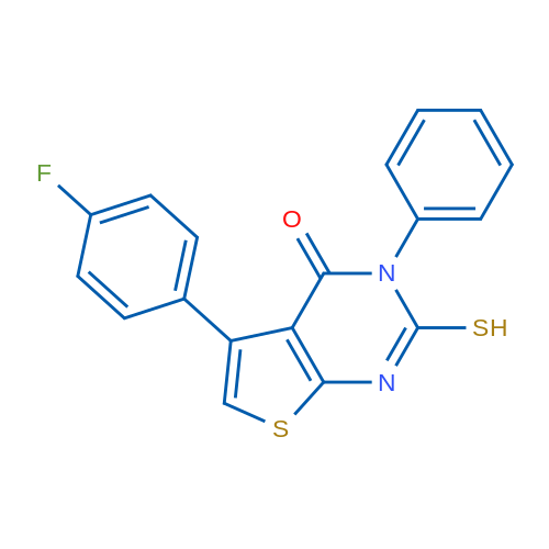 5-(4-Fluorophenyl)-2-mercapto-3-phenylthieno[2,3-d]pyrimidin-4(3H)-one 1g