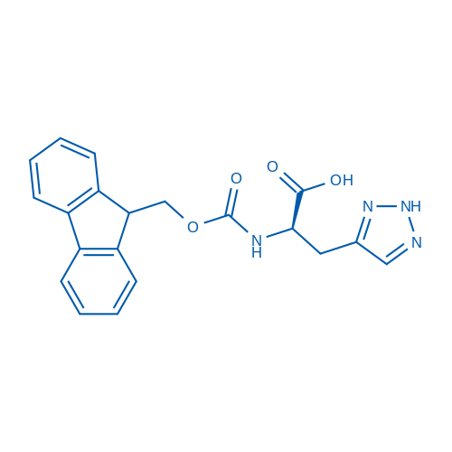 (R)-2-((((9H-Fluoren-9-yl)methoxy)carbonyl)amino)-3-(2H-1,2,3-triazol-4-yl)propanoic acid 50mg