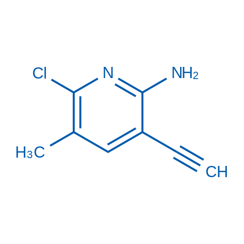 6-Chloro-3-ethynyl-5-methylpyridin-2-amine 100mg