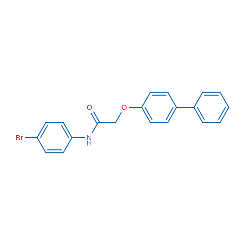 2-([1,1'-Biphenyl]-4-yloxy)-N-(4-bromophenyl)acetamide 1g