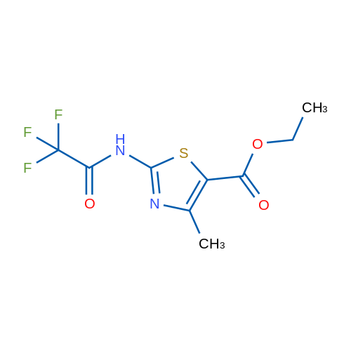 Ethyl 4-methyl-2-(2,2,2-trifluoroacetamido)thiazole-5-carboxylate 1g
