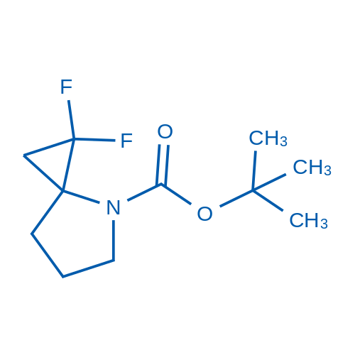tert-Butyl 1,1-difluoro-4-azaspiro[2.4]heptane-4-carboxylate 100mg