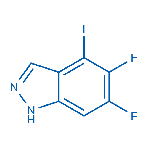 5,6-Difluoro-4-iodo-1H-indazole 1g