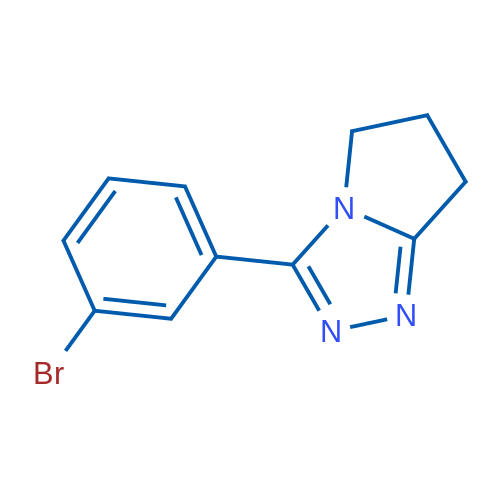 3-(3-Bromophenyl)-6,7-dihydro-5H-pyrrolo[2,1-c][1,2,4]triazole 1g