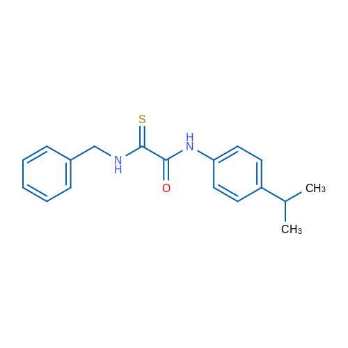 1-(Benzylcarbamothioyl)-N-[4-(propan-2-yl)phenyl]formamide 1g