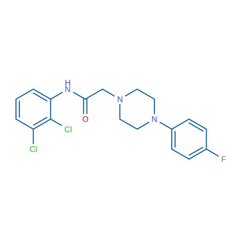 N-(2,3-Dichlorophenyl)-2-[4-(4-fluorophenyl)piperazin-1-yl]acetamide 1g