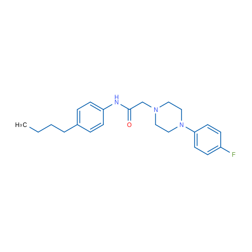 N-(4-Butylphenyl)-2-[4-(4-fluorophenyl)piperazin-1-yl]acetamide 1g