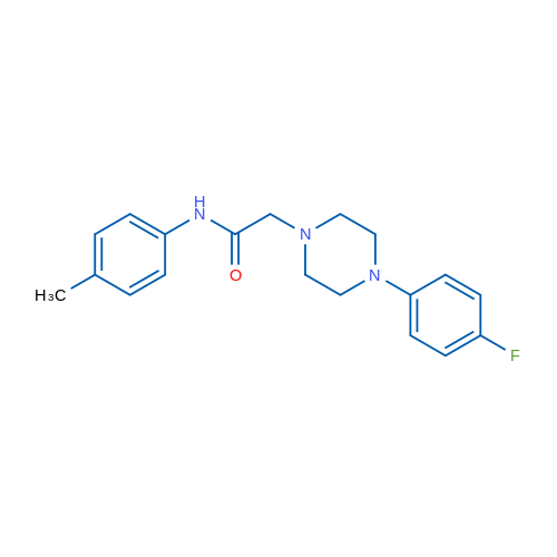 2-[4-(4-Fluorophenyl)piperazin-1-yl]-N-(4-methylphenyl)acetamide 1g