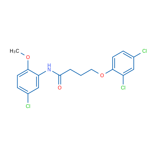 N-(5-Chloro-2-methoxyphenyl)-4-(2,4-dichlorophenoxy)butanamide 1g