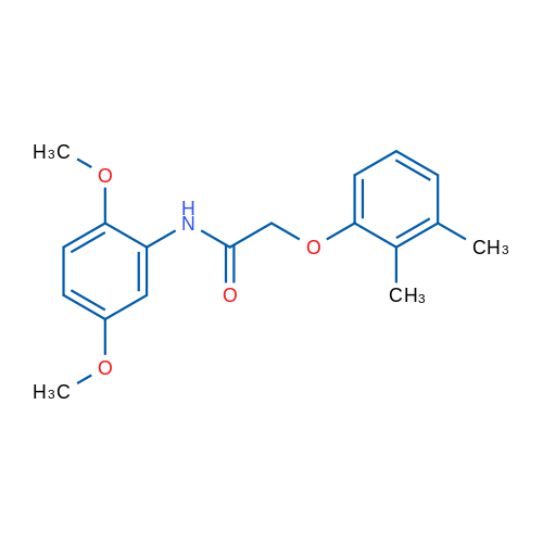 N-(2,5-Dimethoxyphenyl)-2-(2,3-dimethylphenoxy)acetamide 1g