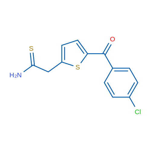 2-[5-(4-Chlorobenzoyl)thiophen-2-yl]ethanethioamide 1g