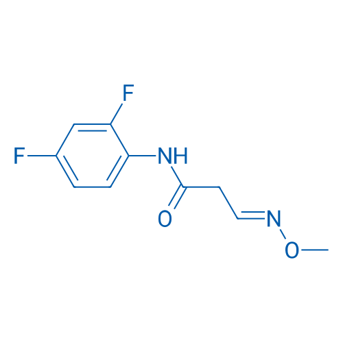 (3E)-N-(2,4-Difluorophenyl)-3-(methoxyimino)propanamide 1g