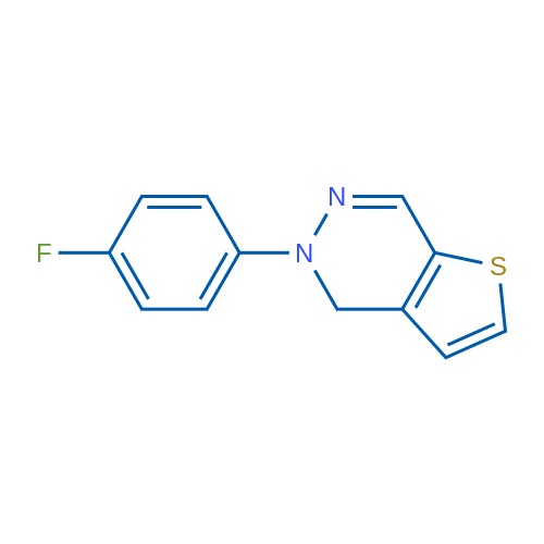 5-(4-Fluorophenyl)-4H,5H-thieno[2,3-d]pyridazine 1g