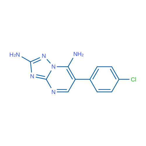 6-(4-Chlorophenyl)-[1,2,4]triazolo[1,5-a]pyrimidine-2,7-diamine 1g