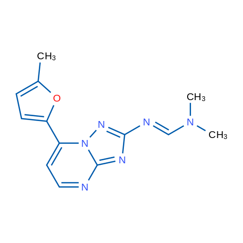 (E)-N,N-Dimethyl-N'-[7-(5-methylfuran-2-yl)-[1,2,4]triazolo[1,5-a]pyrimidin-2-yl]methanimidamide 1g