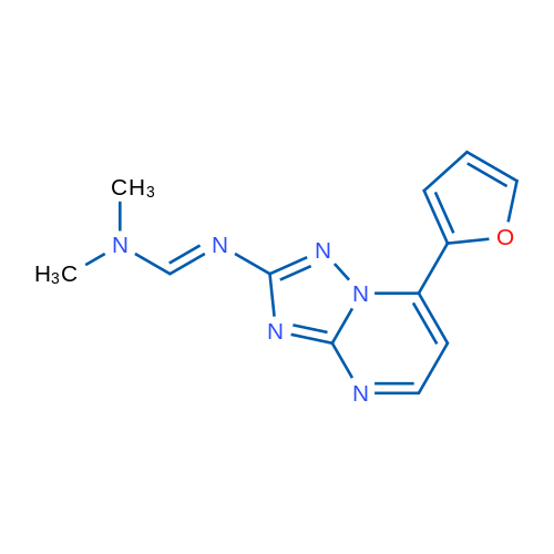 (E)-N'-[7-(Furan-2-yl)-[1,2,4]triazolo[1,5-a]pyrimidin-2-yl]-N,N-dimethylmethanimidamide 1g