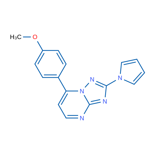 1-[7-(4-Methoxyphenyl)-[1,2,4]triazolo[1,5-a]pyrimidin-2-yl]-1H-pyrrole 1g