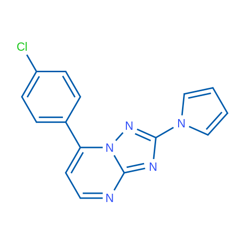 1-[7-(4-Chlorophenyl)-[1,2,4]triazolo[1,5-a]pyrimidin-2-yl]-1H-pyrrole 1g
