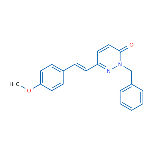 2-Benzyl-6-[(E)-2-(4-methoxyphenyl)ethenyl]-2,3-dihydropyridazin-3-one 1g