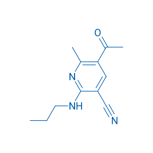 5-Acetyl-6-methyl-2-(propylamino)pyridine-3-carbonitrile 1g