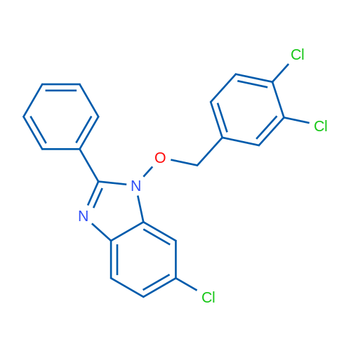 6-Chloro-1-[(3,4-dichlorophenyl)methoxy]-2-phenyl-1H-1,3-benzodiazole 1g
