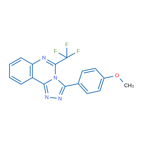 3-(4-Methoxyphenyl)-5-(trifluoromethyl)-[1,2,4]triazolo[4,3-c]quinazoline 1g