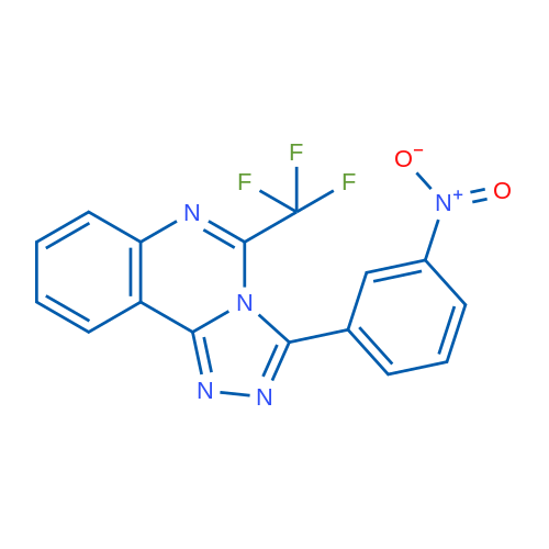 3-(3-Nitrophenyl)-5-(trifluoromethyl)-[1,2,4]triazolo[4,3-c]quinazoline 1g