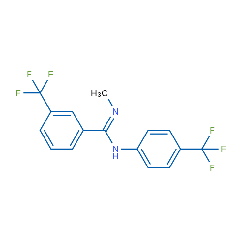 (E)-N'-Methyl-3-(trifluoromethyl)-N-[4-(trifluoromethyl)phenyl]benzene-1-carboximidamide 1g