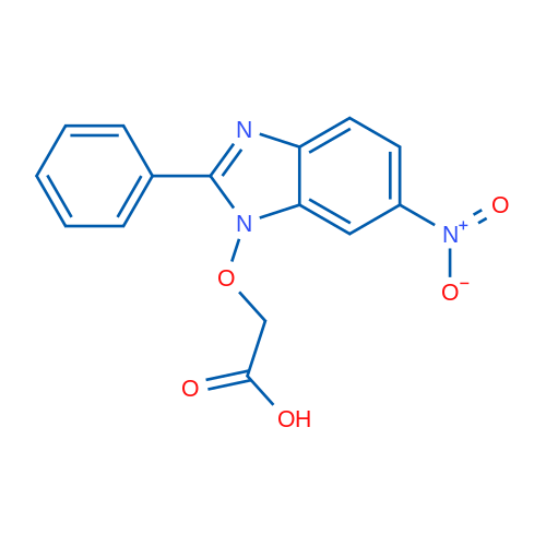 2-[(6-Nitro-2-phenyl-1H-1,3-benzodiazol-1-yl)oxy]acetic acid 1g