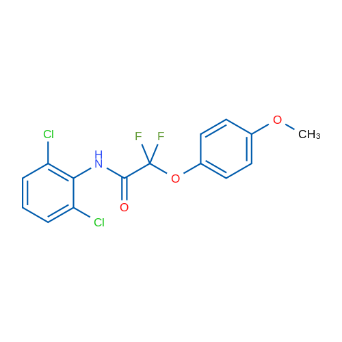 N-(2,6-Dichlorophenyl)-2,2-difluoro-2-(4-methoxyphenoxy)acetamide 1g