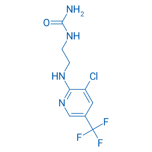 (2-{[3-chloro-5-(trifluoromethyl)pyridin-2-yl]amino}ethyl)urea 1g