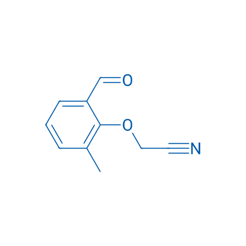 2-(2-Formyl-6-methylphenoxy)acetonitrile 250mg