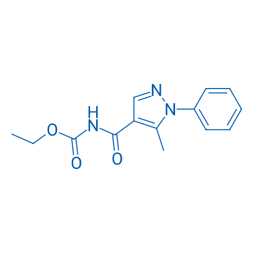 Ethyl N-(5-methyl-1-phenyl-1H-pyrazole-4-carbonyl)carbamate 1g