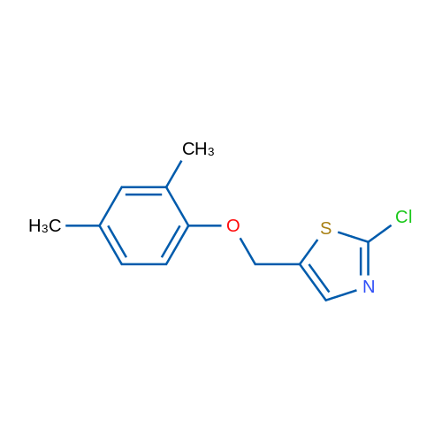 2-Chloro-5-[(2,4-dimethylphenoxy)methyl]-1,3-thiazole 1g
